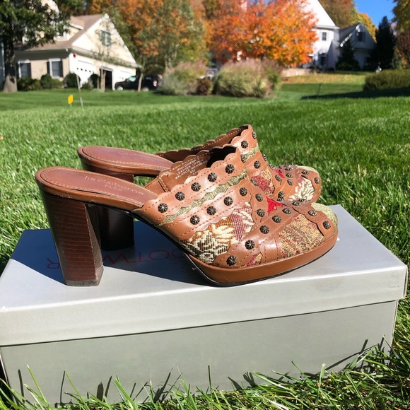 Vintage clog heel - Picture 2 of 2